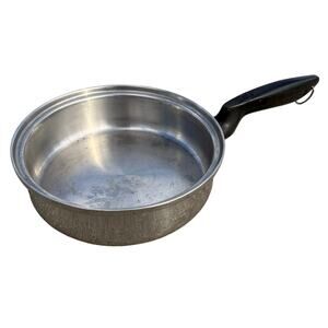 Permanent Multi-Core 5 Ply Stainless Steel 8" Skillet Fry Pan USA VTG MC-2000